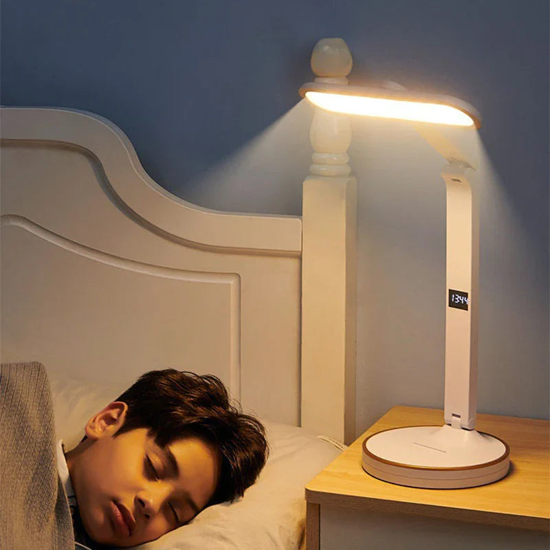 LumiTime - Lampada da tavolo con orologio a led