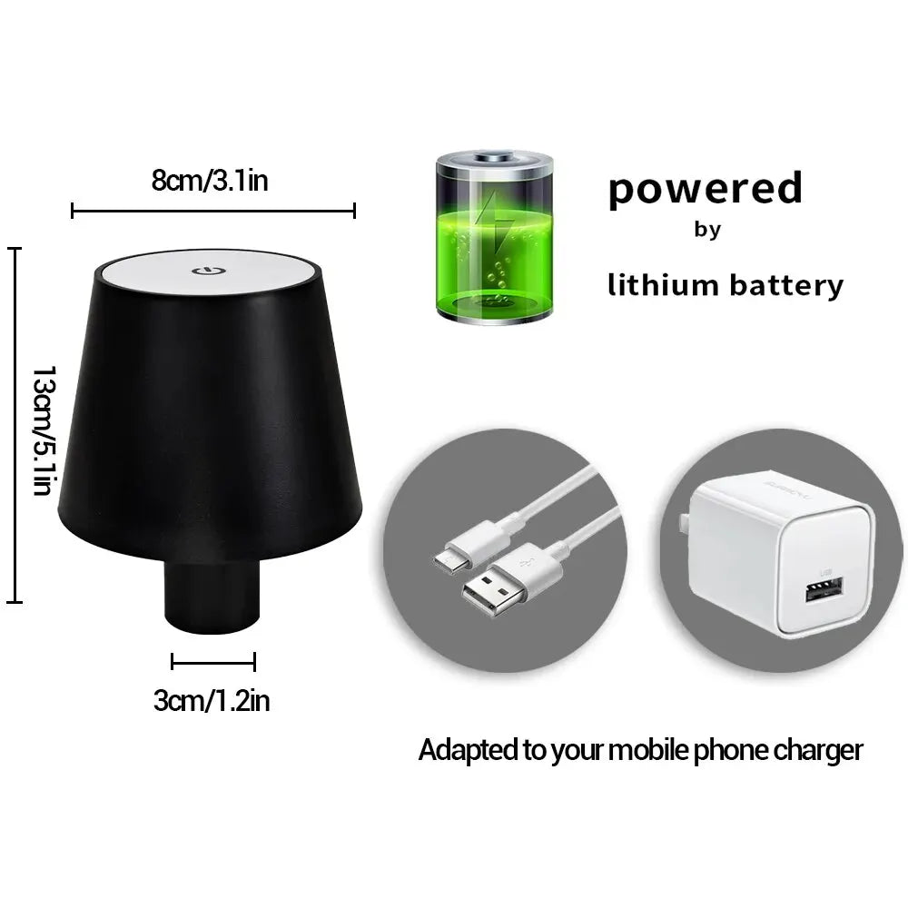 VinAura - Lampada da tavolo a LED vino