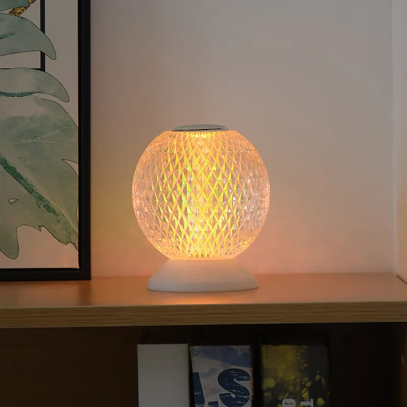 ModCrystal - Moderna lampada da tavolo in cristallo a batteria
