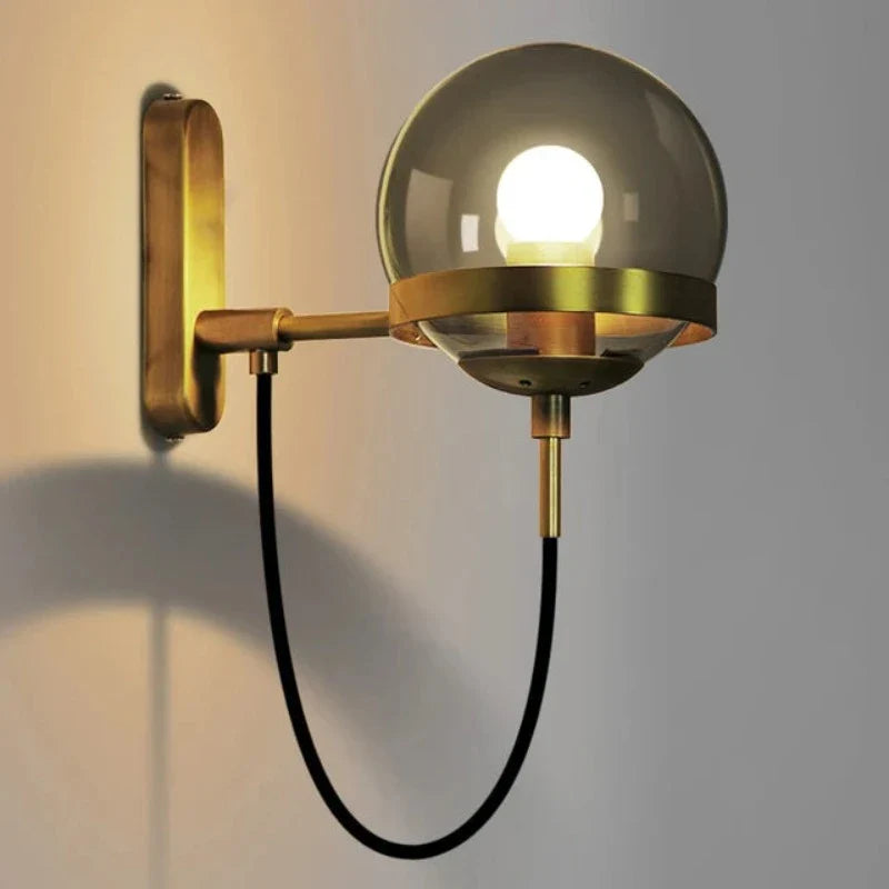 ModaSphere - Applique moderna con globo di vetro