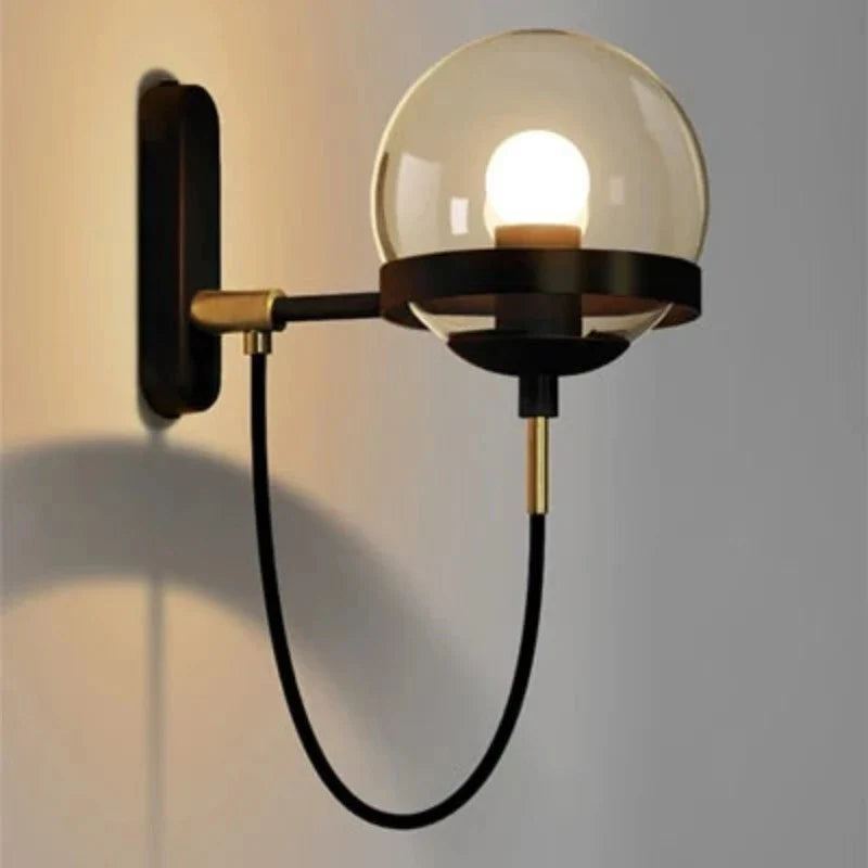 ModaSphere - Applique moderna con globo di vetro