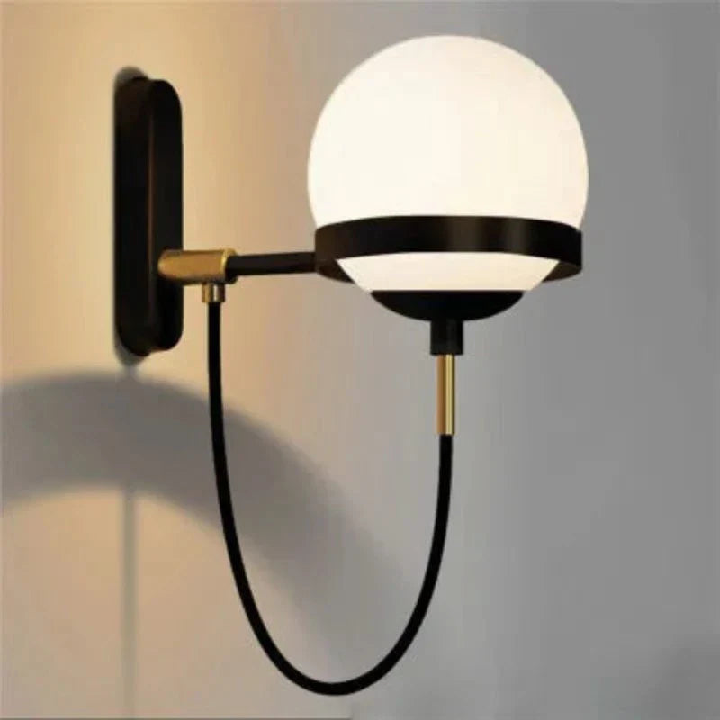 ModaSphere - Applique moderna con globo di vetro
