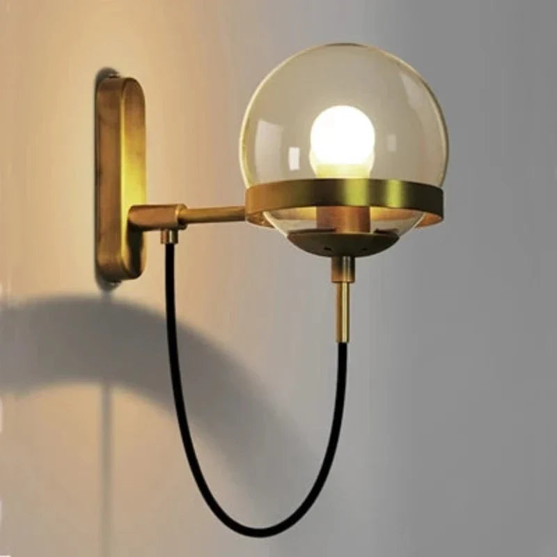 ModaSphere - Applique moderna con globo di vetro