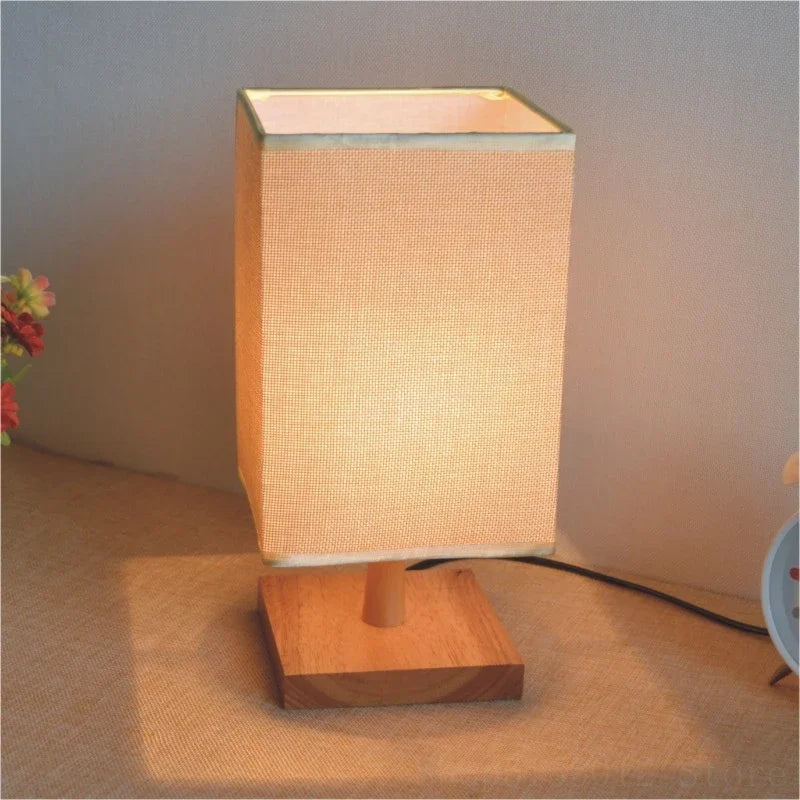 WoodBeam - Lampada da tavolo moderna in legno