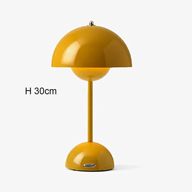 BloomShroom - Lampade da tavolo con fiori di funghi