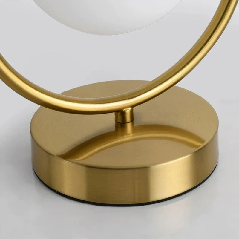 OrbGlow - Lampada da tavolo con globo in vetro