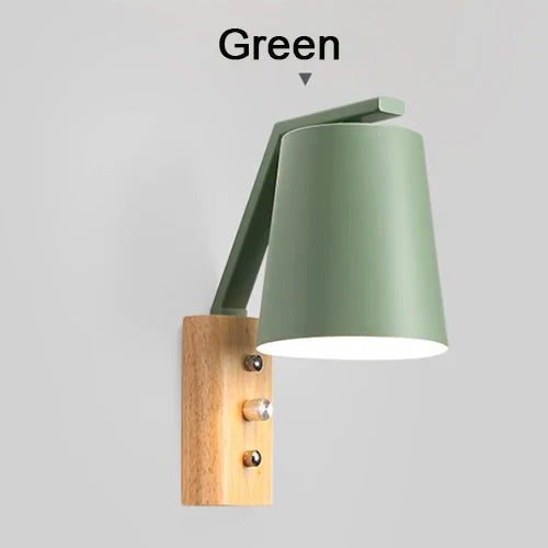 GleamingWood - Lampada da parete in legno personalizzata