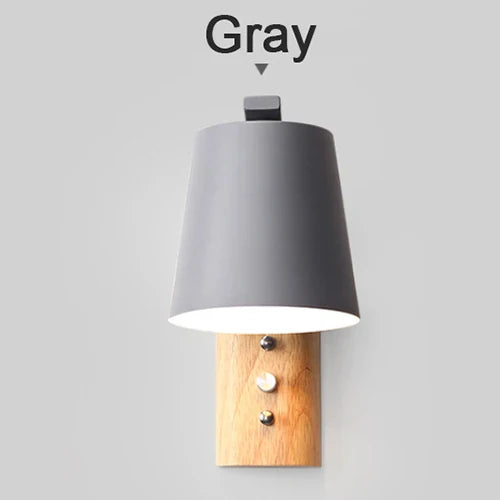 GleamingWood - Lampada da parete in legno personalizzata