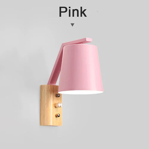 GleamingWood - Lampada da parete in legno personalizzata