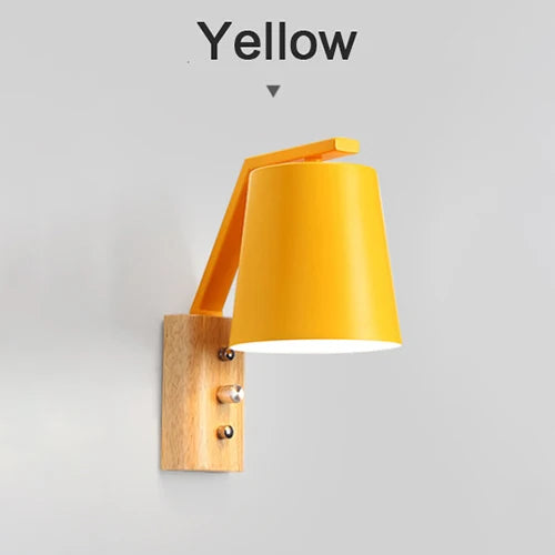 GleamingWood - Lampada da parete in legno personalizzata