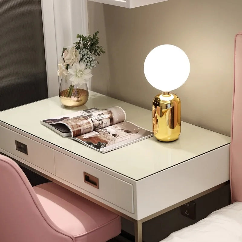WinterGlo - Lampada da tavolo moderna e creativa dal design nordico