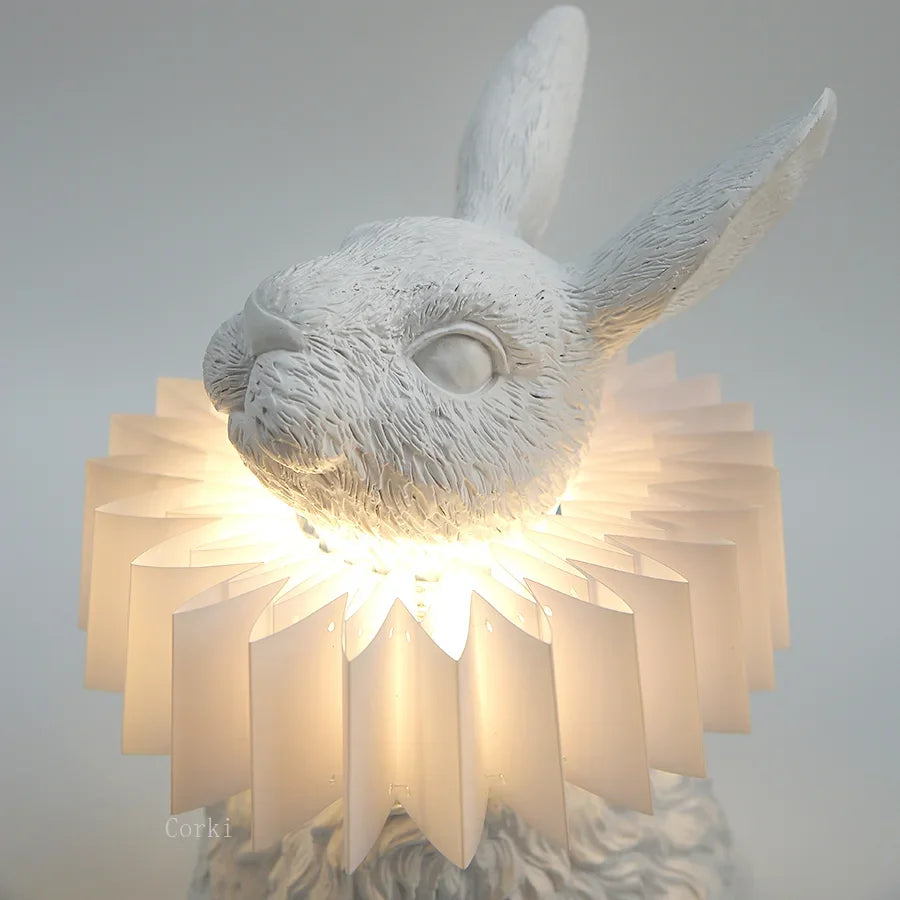 BunnyScarf - Lampade a forma di coniglio in resina