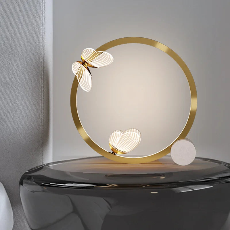 ButterflyGlow - Lampada da tavolo a farfalla a led nordica