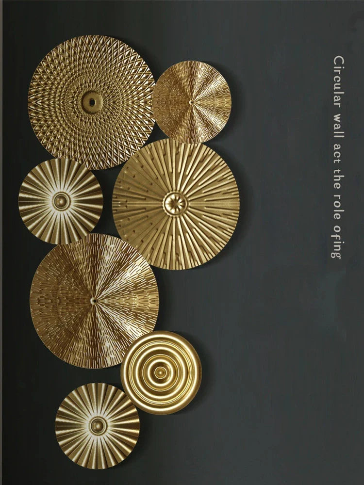 LuxeAccent - Appendiabiti da parete in oro nordico