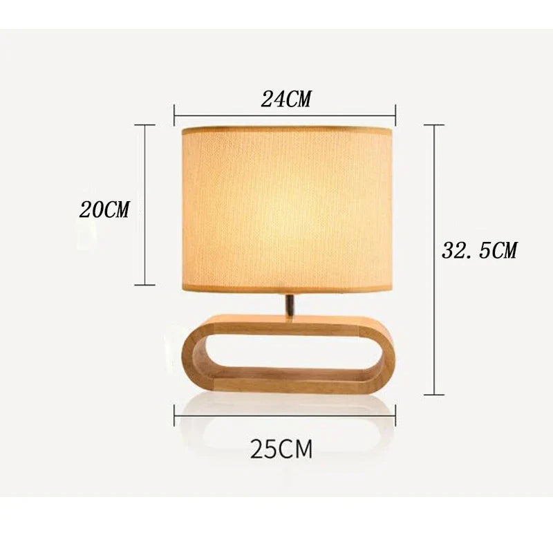 NordicWood - Lampada da tavolo in legno nordico