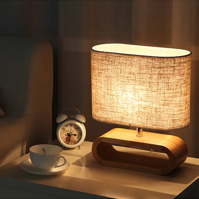 NordicWood - Lampada da tavolo in legno nordico