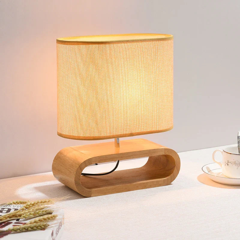 NordicWood - Lampada da tavolo in legno nordico
