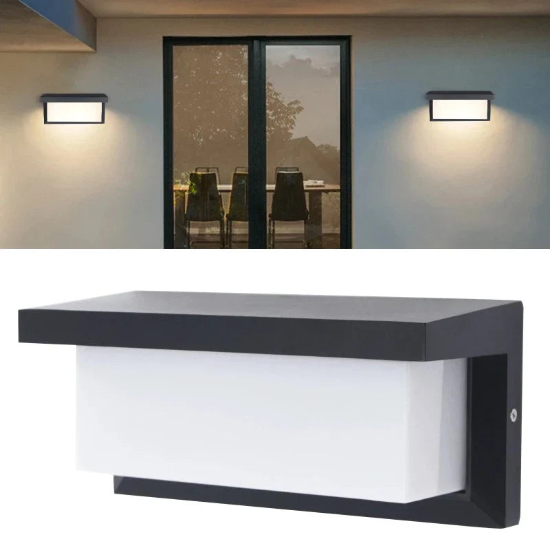 HorizonShine - Lampada da parete a LED impermeabile e duratura