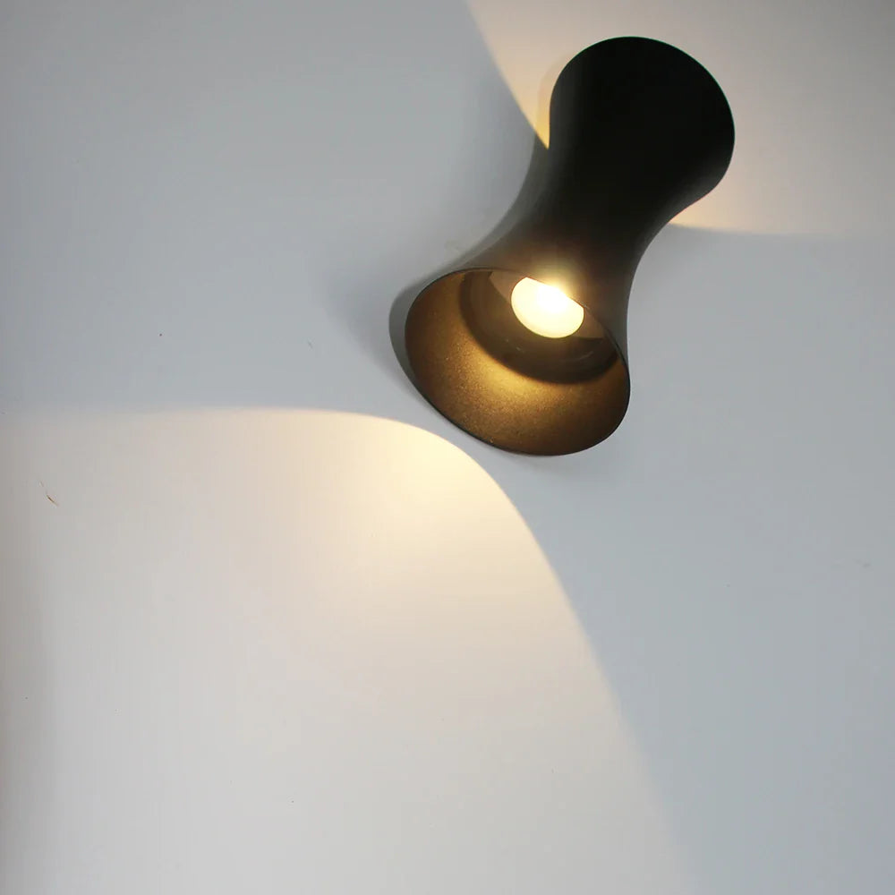 StormCraft - Lampada da parete impermeabile in alluminio