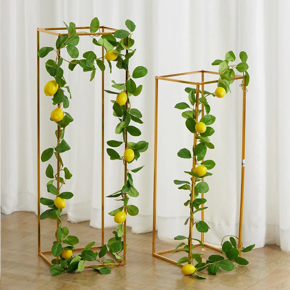 GoldenCitrus - Ghirlanda di limoni artificiali