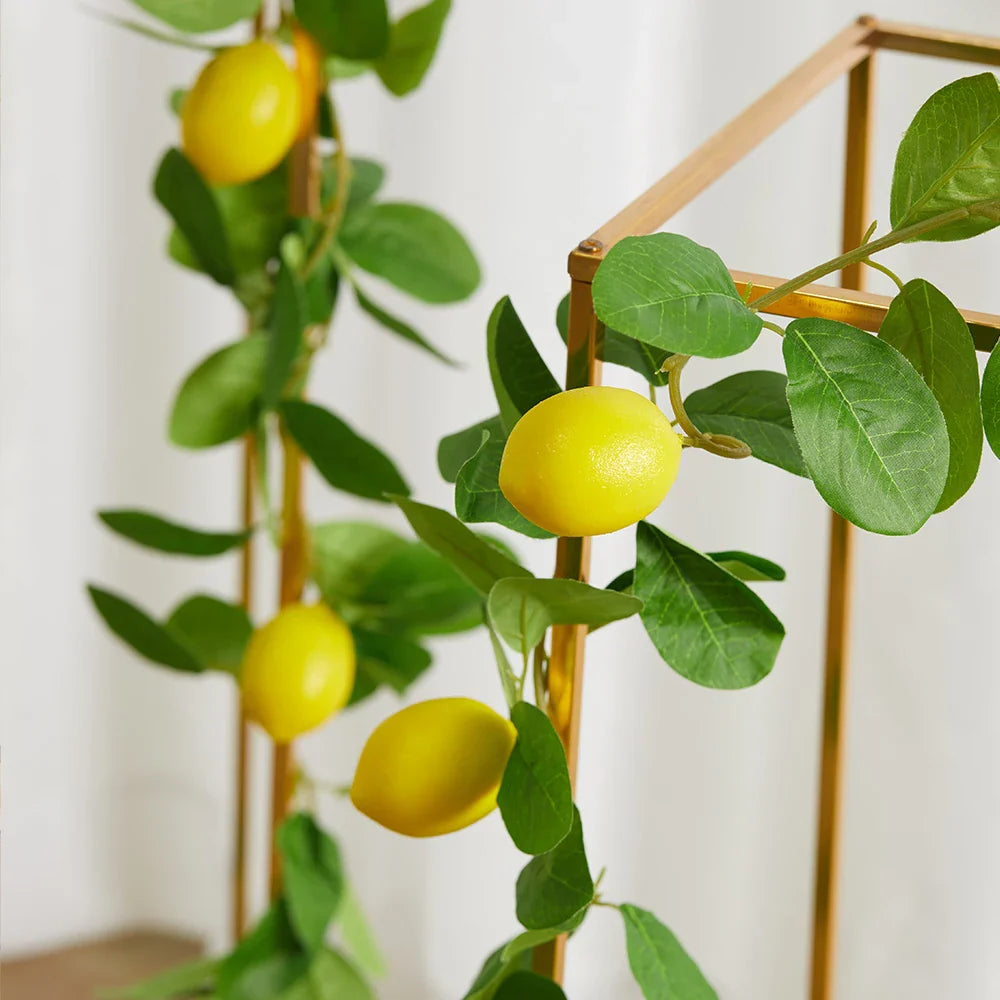 GoldenCitrus - Ghirlanda di limoni artificiali