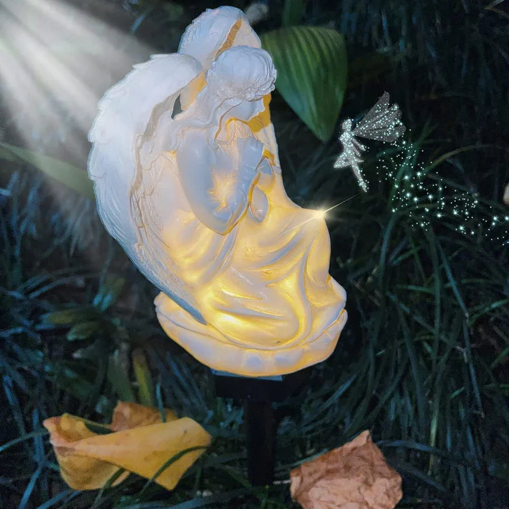 EternalLight - Angelo solare in resina