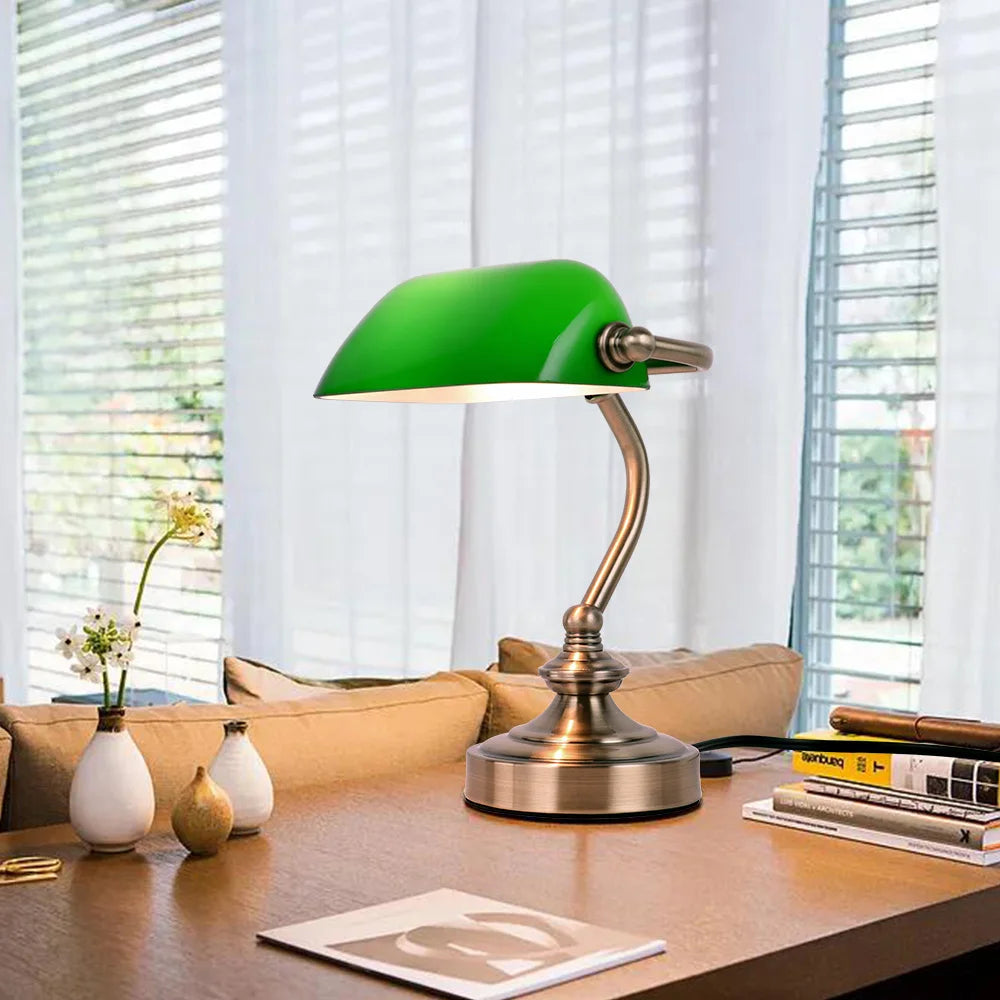 NostalGlow - Mini lampada da tavolo retrò