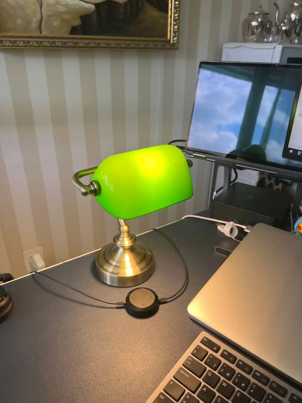 NostalGlow - Mini lampada da tavolo retrò
