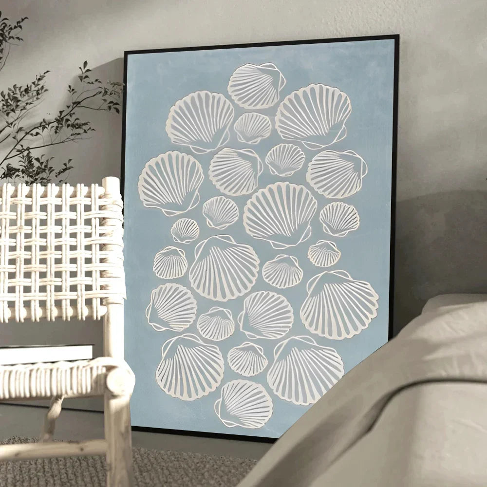 AzureContours | Poster astratti sul tema del blu