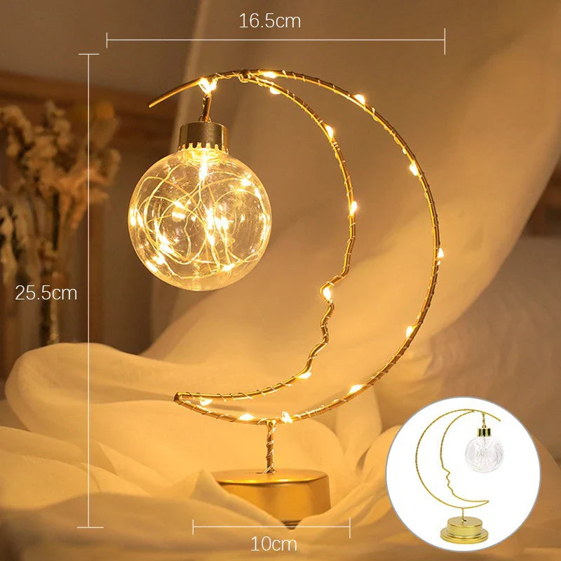 AstralGlow | Lampada da tavolo LED da comodino