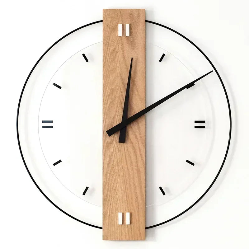 SilentOak | Orologio da parete in legno silenzioso