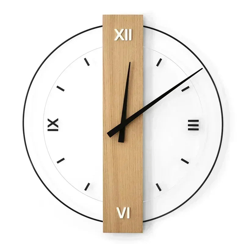SilentOak | Orologio da parete in legno silenzioso