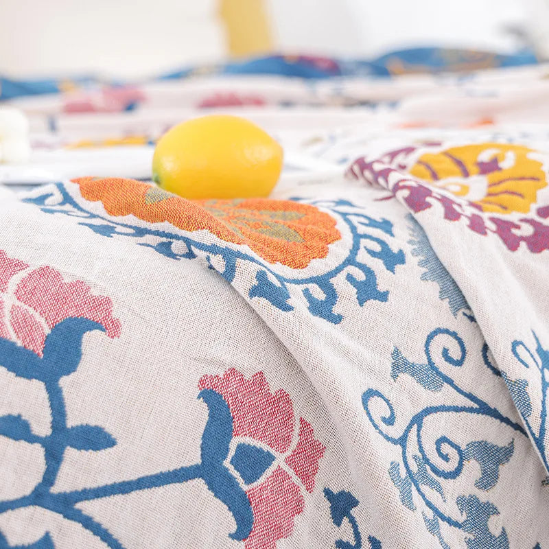 BohemiaCotton | Coperta in cotone morbida e rinfrescante