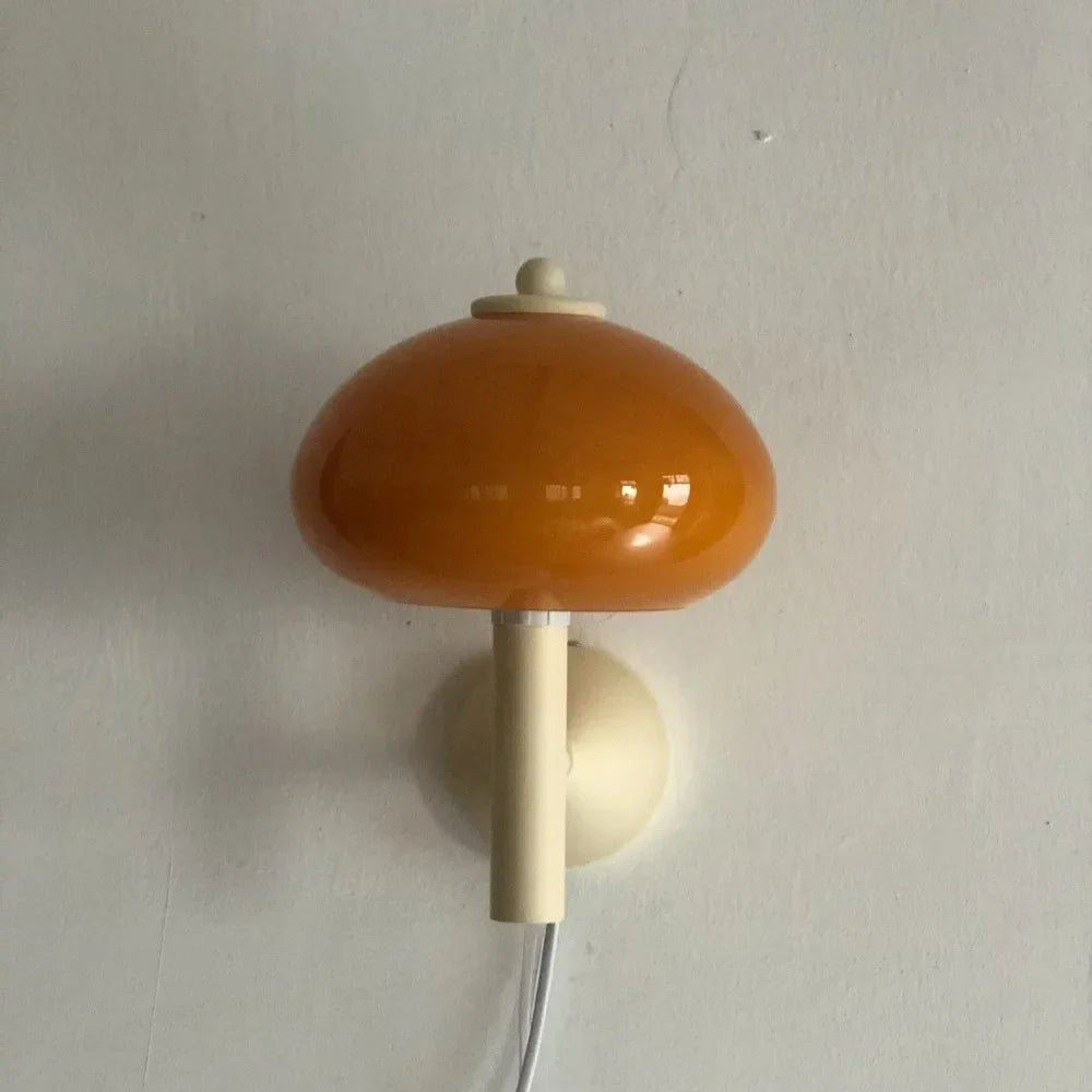 Applique moderna in vetro a fungo