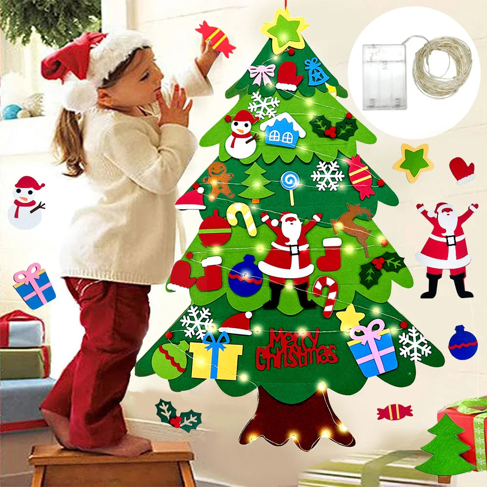 CraftyHoliday | Decorazioni natalizie fai da te in feltro