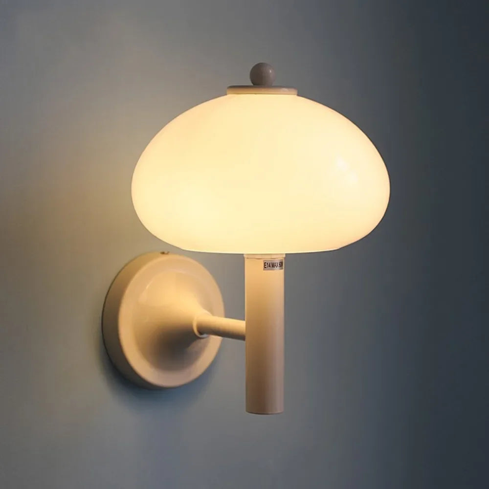 Applique moderna in vetro a fungo