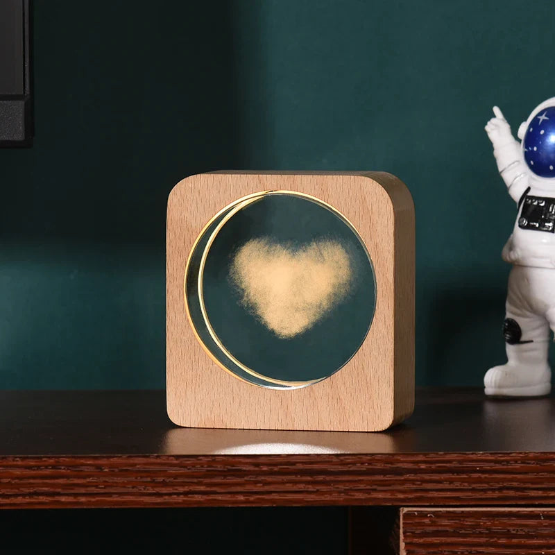 WarmAmbience | Luce notturna in legno 3D