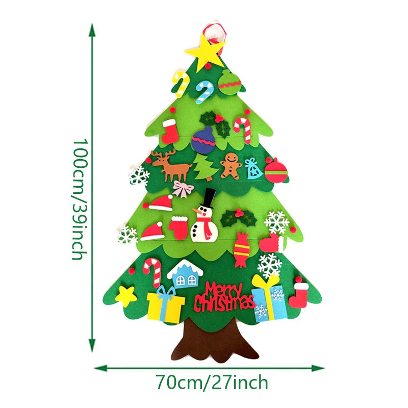 CraftyHoliday | Decorazioni natalizie fai da te in feltro