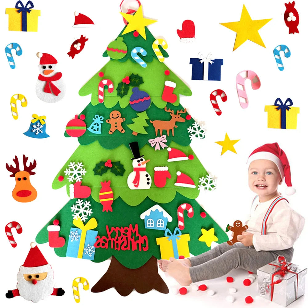 CraftyHoliday | Decorazioni natalizie fai da te in feltro