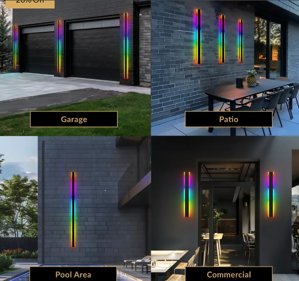 Haylen-rgb-impermeabile-rgb-apparecchio da parete