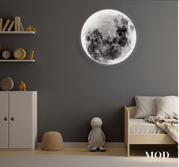 Luna-lampada moderna