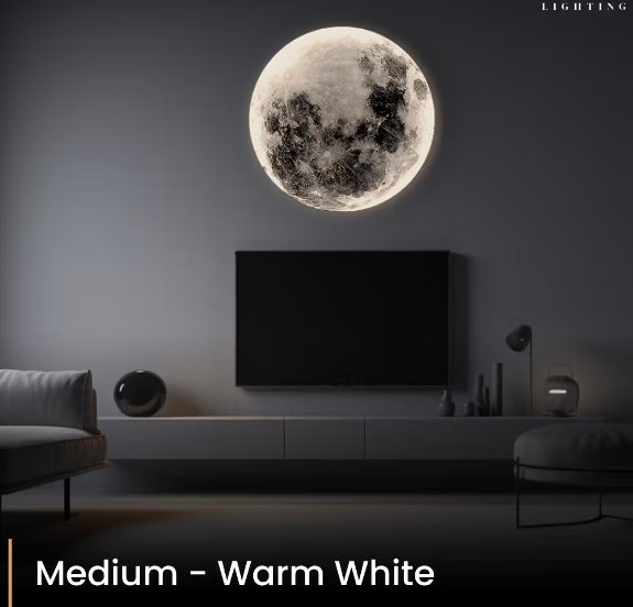 Luna-lampada moderna