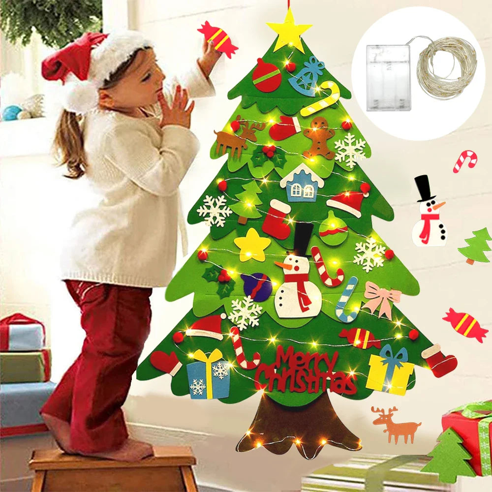 CraftyHoliday | Decorazioni natalizie fai da te in feltro