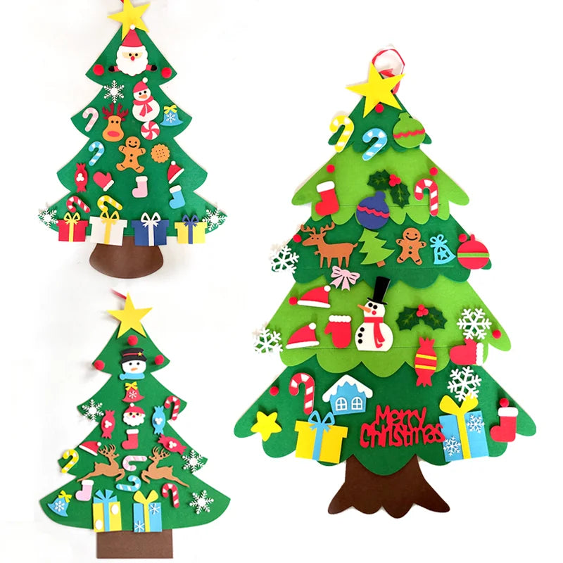 CraftyHoliday | Decorazioni natalizie fai da te in feltro