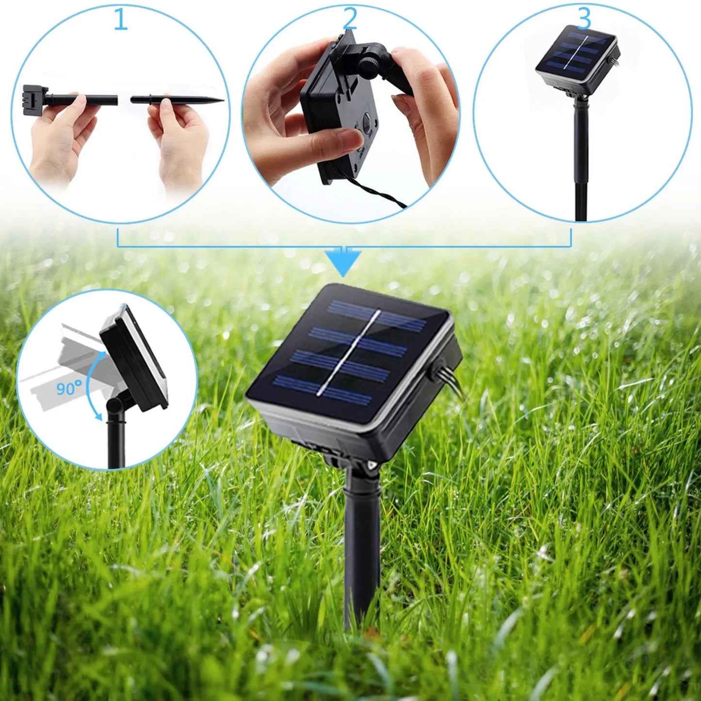 LumiBlossom - Luce solare per fiori da giardino