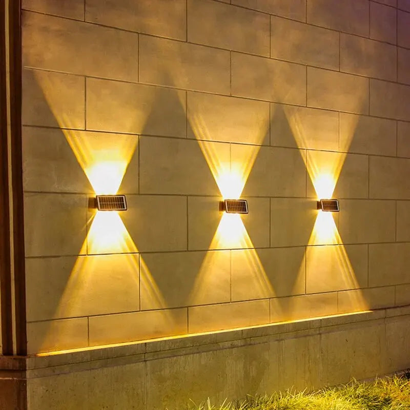 SolarStream - Lampada da parete a LED ad energia solare