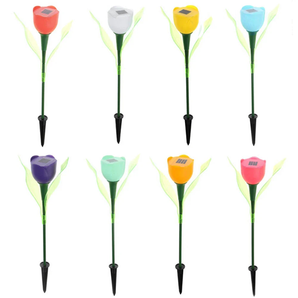 PetalGlow - Luci solari per fiori di tulipano