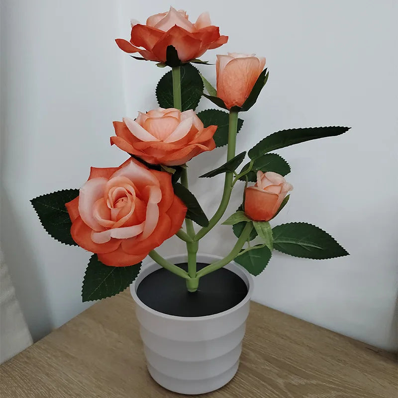 GardenBliss - Lampadario a rose solari
