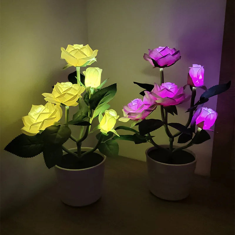 GardenBliss - Lampadario a rose solari