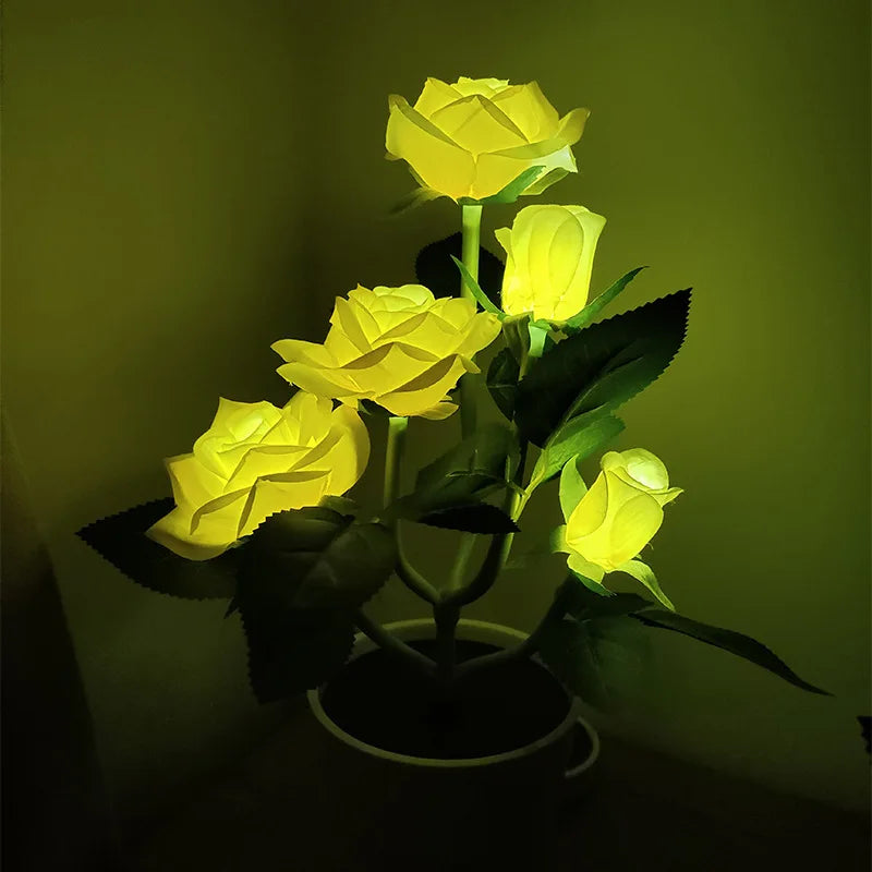 GardenBliss - Lampadario a rose solari